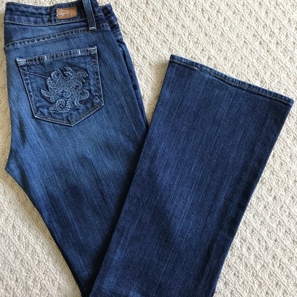 Paige Bootcut Jeans Medium Wash size 28 - Picture 2 of 8